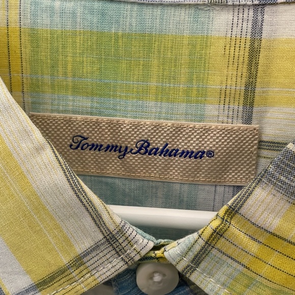 Tommy Bahama plaid shirt - Picture 3 of 5